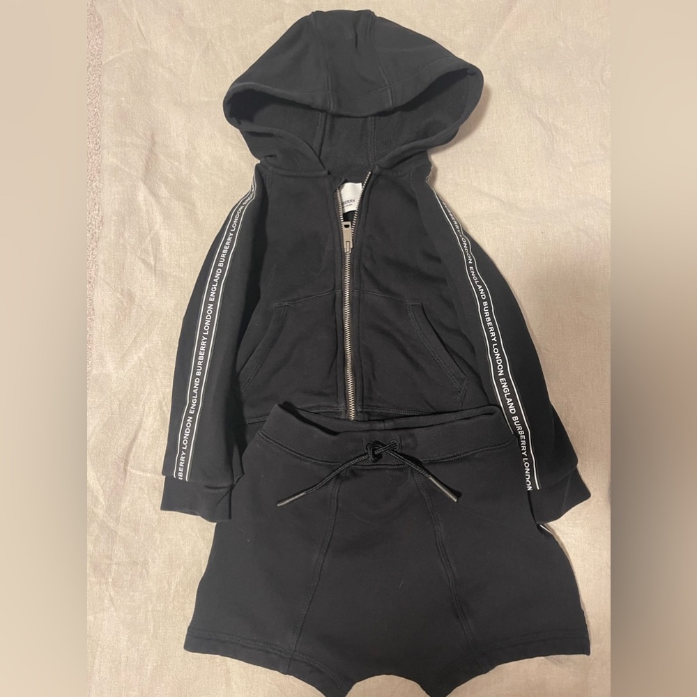 Burberry sweater and shirt set
